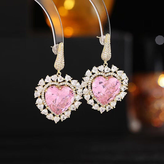 CICIDIY-Sparkling zircon earrings blind box-Open inlive